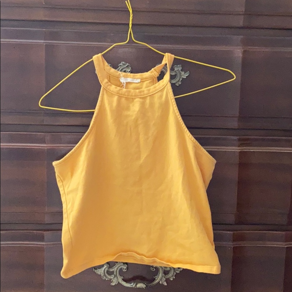 Yellow Women's Crop Top